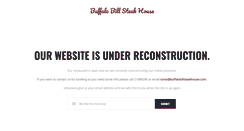 Desktop Screenshot of buffalobillsteakhouse.com